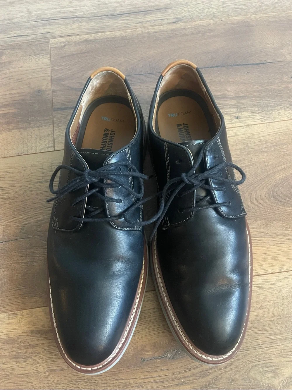 Johnston & Murphy Upton Leather Oxfords Size 9